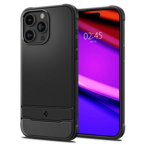 Kup Etui Spigen Rugged Armor Mag MagSafe Apple iPhone 15 Pro Matná Černá - SPN3018 - {ean13} - Sklep Home Screen