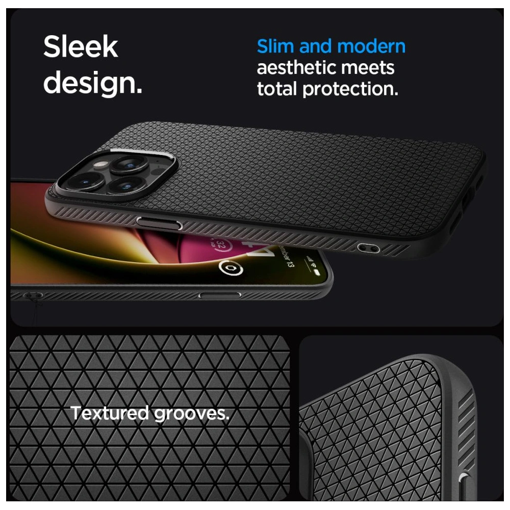 Etui Spigen Liquid Air Apple iPhone 15 Pro Matte Black