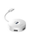 Kup Hub 4 în 1 USB la USB 3.0 + 3x USB 2.0 Baseus 15cm (alb) - BSU362WHT - {ean13} - Sklep Home Screen