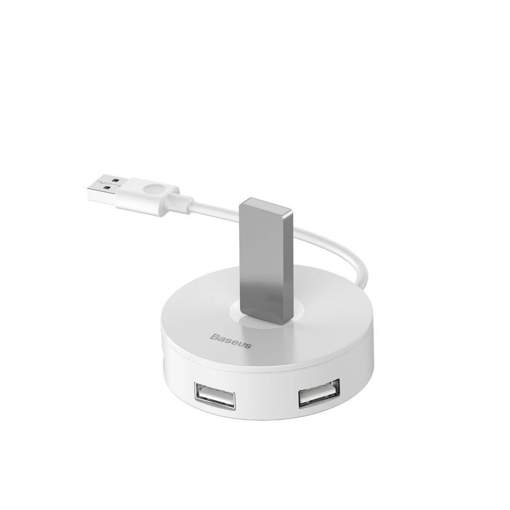 Hub 4w1 USB do USB 3.0 + 3x USB 2.0 Baseus 15cm (biały)