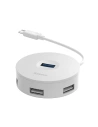 Hub 4in1 USB-C zu USB 3.0 + 3x USB 2.0 Baseus 15cm (weiß)