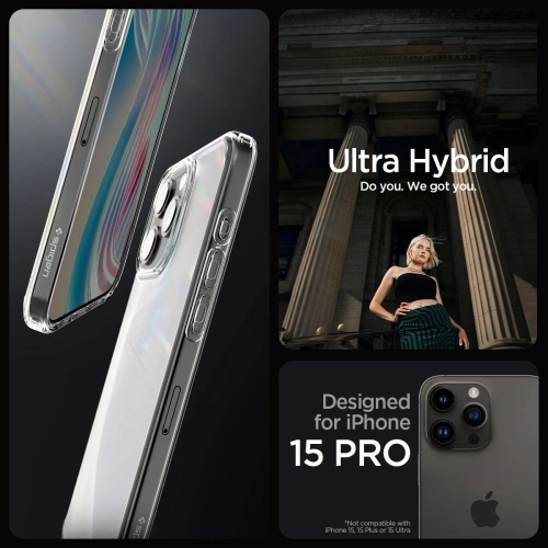 Kup Case Spigen Ultra Hybrid Apple iPhone 15 Pro Frost Clear - SPN3023 - {ean13} - Sklep Home Screen