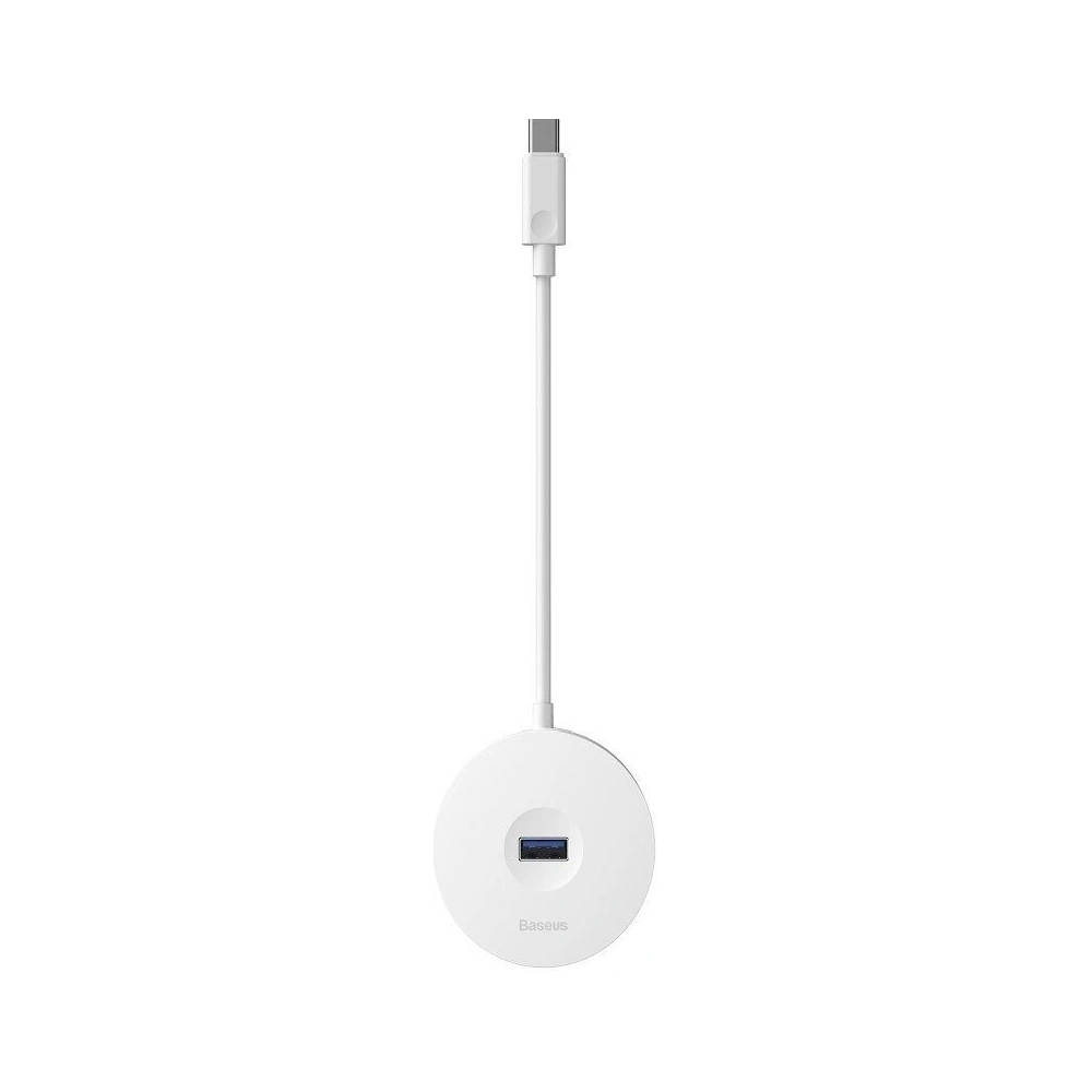 Hub 4w1 USB-C do USB 3.0 + 3x USB 2.0 Baseus 15cm (biały)