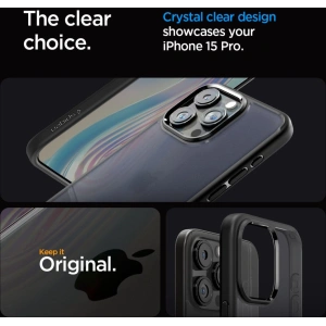 Etui Spigen Ultra Hybrid Apple iPhone 15 Pro Frost Black
