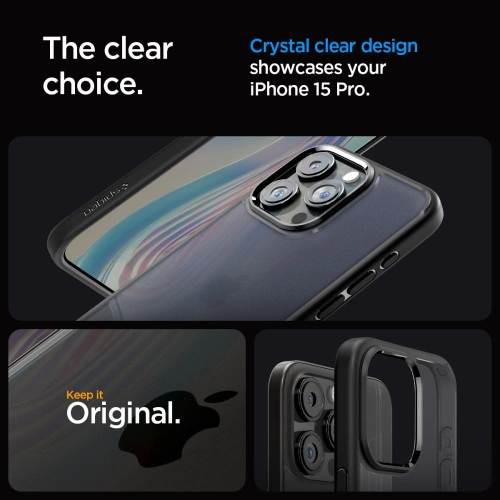 Buy Spigen Ultra Hybrid Apple iPhone 15 Pro Frost Black - SPN3024 - {ean13} - Home Screen Store Europe