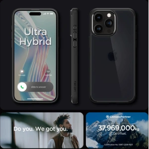 Etui Spigen Ultra Hybrid Apple iPhone 15 Pro Frost Black