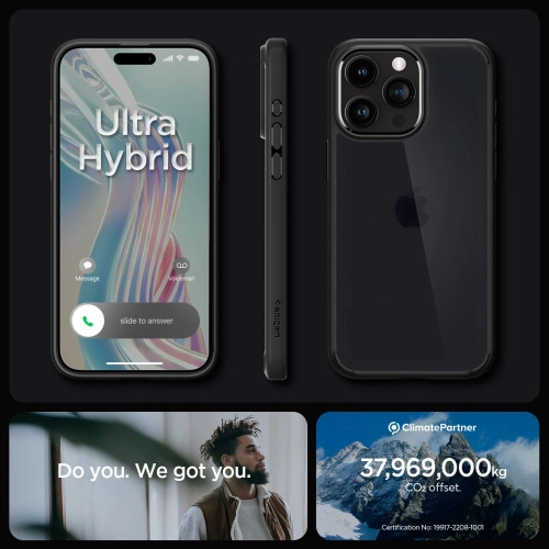 Buy Spigen Ultra Hybrid Apple iPhone 15 Pro Frost Black - SPN3024 - {ean13} - Home Screen Store Europe
