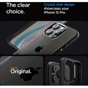 Etui Spigen Ultra Hybrid Apple iPhone 15 Pro Matte Black