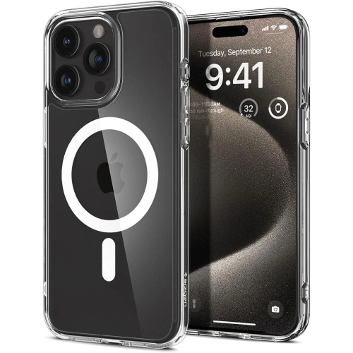 Kup Etui Spigen Ultra Hybrid Mag MagSafe Apple iPhone 15 Pro Bílá - SPN3026 - {ean13} - Sklep Home Screen