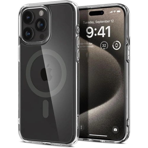 Kup Case Spigen Ultra Hybrid Mag MagSafe Apple iPhone 15 Pro Graphit - SPN3027 - {ean13} - Sklep Home Screen