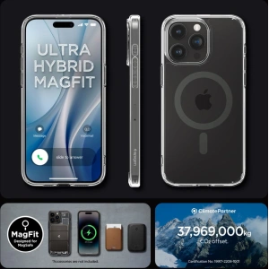 Etui Spigen Ultra Hybrid Mag MagSafe Apple iPhone 15 Pro Graphite