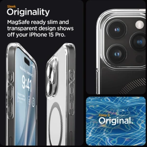 Etui Spigen Ultra Hybrid Mag MagSafe Apple iPhone 15 Pro Carbon Fiber