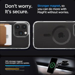 Etui Spigen Ultra Hybrid Mag MagSafe Apple iPhone 15 Pro Carbon Fiber