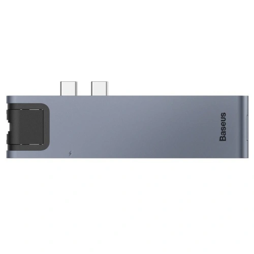 Kup Hub Adapter 7w1 Baseus do MacBook Pro 2016/2017/2018 USB 3.0 x2, USB-C, HDMI, SD, microSD, Ethernet RJ45 - BSU364 - {ean13} - Sklep Home Screen