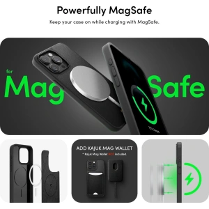 Etui Spigen Cyrill Kajuk Mag MagSafe Apple iPhone 15 Pro Black