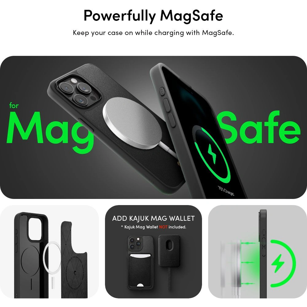 Etui Spigen Cyrill Kajuk Mag MagSafe Apple iPhone 15 Pro Black