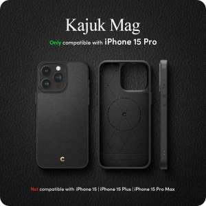 Etui Spigen Cyrill Kajuk Mag MagSafe Apple iPhone 15 Pro Black