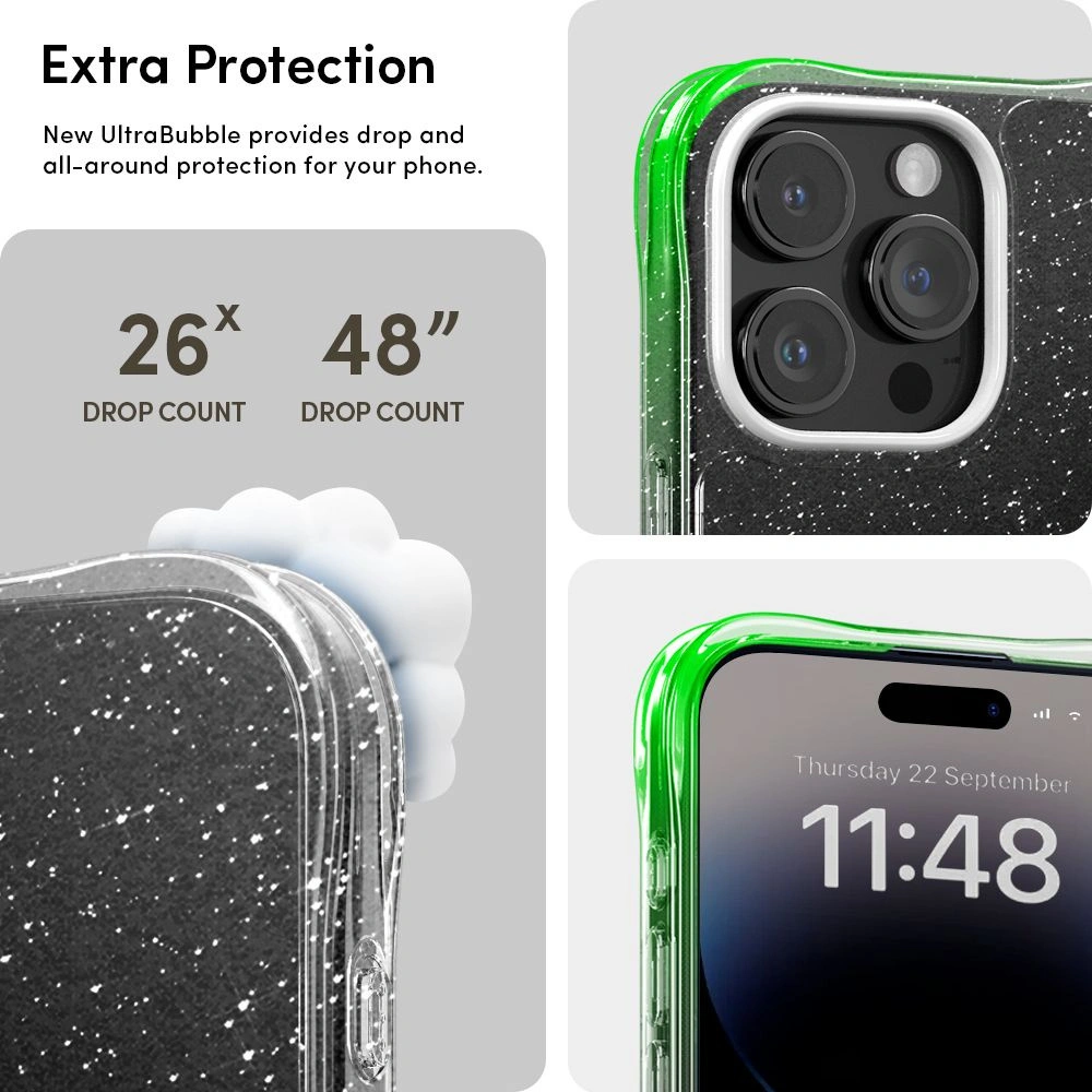 Etui Spigen Cyrill Cecile Apple iPhone 15 Pro Glitter Clear