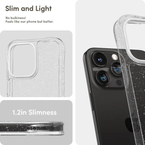 Etui Spigen Cyrill Cecile Apple iPhone 15 Pro Glitter Clear