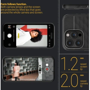 Etui Caseology Parallax Mag MagSafe Apple iPhone 15 Pro Matte Black