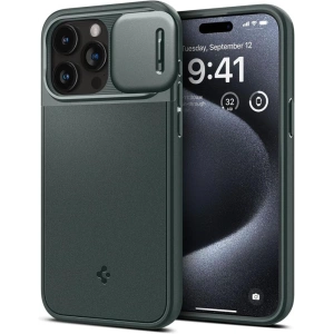Etui Spigen Optik Armor Mag MagSafe Apple iPhone 15 Pro Abyss Green