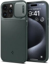 Spigen Apple Carcasă Optik Armor MagSafe iPhone 15 Pro Abyss Green