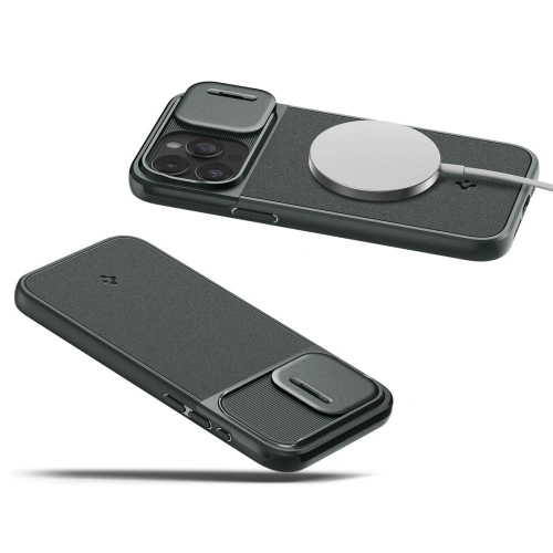 Kup Case Spigen Optik Armor Mag MagSafe Apple iPhone 15 Pro Abyss Grün - SPN3040 - {ean13} - Sklep Home Screen