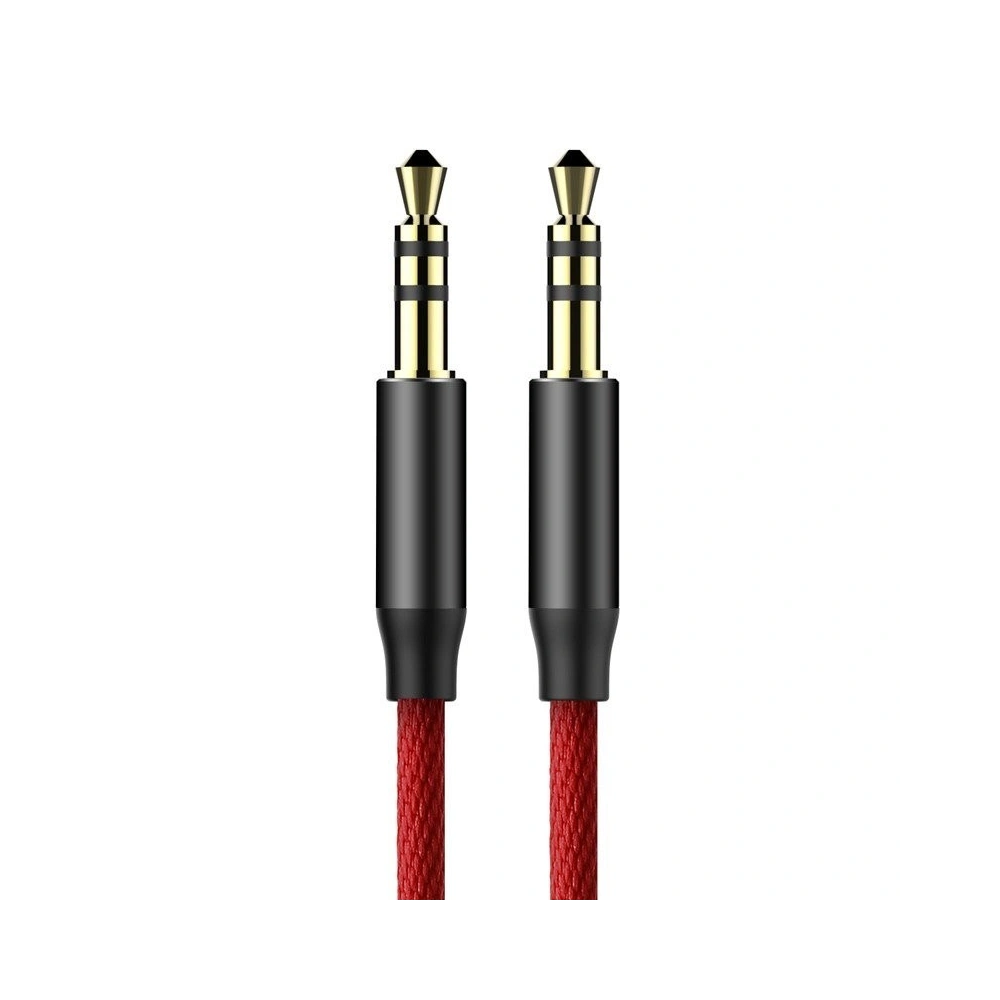 Kabel audio mini jack 3,5mm AUX Baseus Yiven 1m (czerwony)