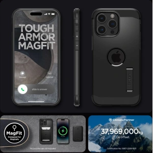 Etui Spigen Tough Armor Mag MagSafe Apple iPhone 15 Pro Black
