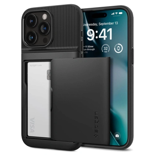 Kup Spigen Apple Husă Slim Armor CS iPhone 15 Pro negru - SPN3045 - {ean13} - Sklep Home Screen