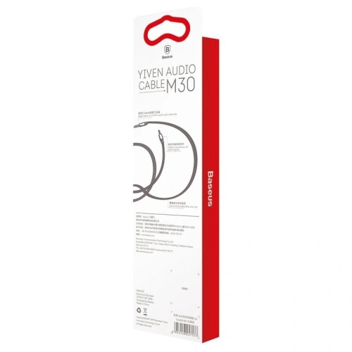 Kup Kabel audio mini jack 3,5mm AUX Baseus Yiven 1m (czerwony) - BSU366RED - {ean13} - Sklep Home Screen