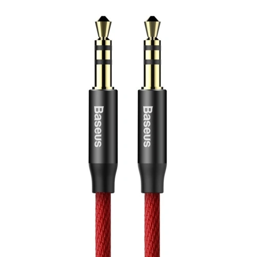 Kup Kabel audio mini jack 3,5mm AUX Baseus Yiven 1,5m (červený) - BSU367RED - {ean13} - Sklep Home Screen