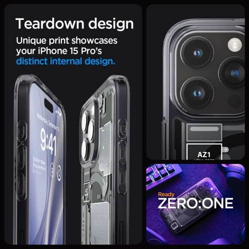Kup Case Spigen Ultra Hybrid Mag MagSafe Apple iPhone 15 Pro Zero One - SPN3046 - {ean13} - Sklep Home Screen