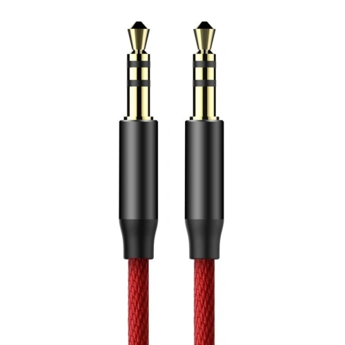 Kup Kabel audio mini jack 3,5mm AUX Baseus Yiven 1,5m (červený) - BSU367RED - {ean13} - Sklep Home Screen