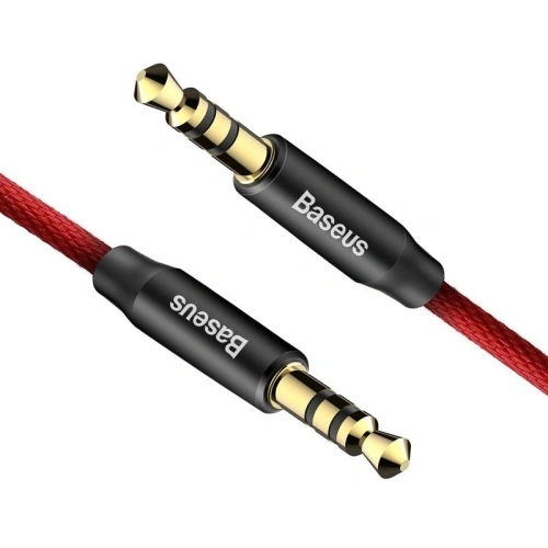 Kup Kabel audio mini jack 3,5mm AUX Baseus Yiven 1,5m (červený) - BSU367RED - {ean13} - Sklep Home Screen