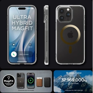 Etui Spigen Ultra Hybrid Mag MagSafe Apple iPhone 15 Pro Gold