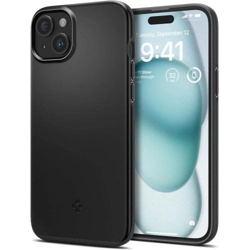 Kup Etui Spigen Thin Fit Apple iPhone 15 černé - SPN3050 - {ean13} - Sklep Home Screen