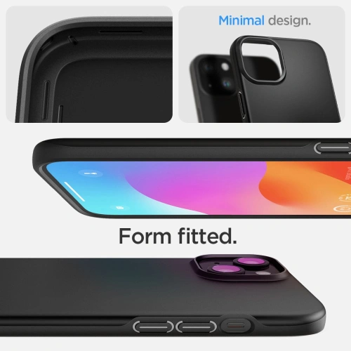 Kup Etui Spigen Thin Fit Apple iPhone 15 černé - SPN3050 - {ean13} - Sklep Home Screen