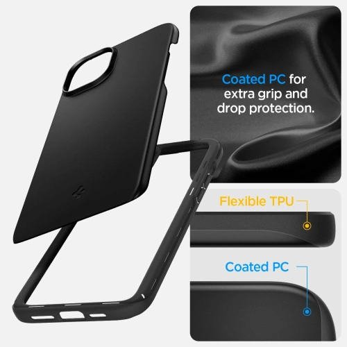 Kup Etui Spigen Thin Fit Apple iPhone 15 černé - SPN3050 - {ean13} - Sklep Home Screen