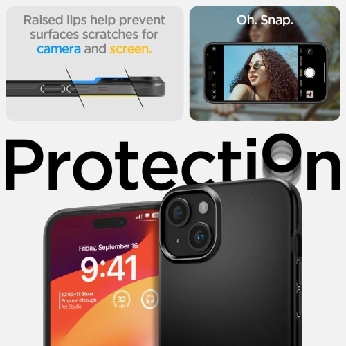 Kup Etui Spigen Thin Fit Apple iPhone 15 černé - SPN3050 - {ean13} - Sklep Home Screen