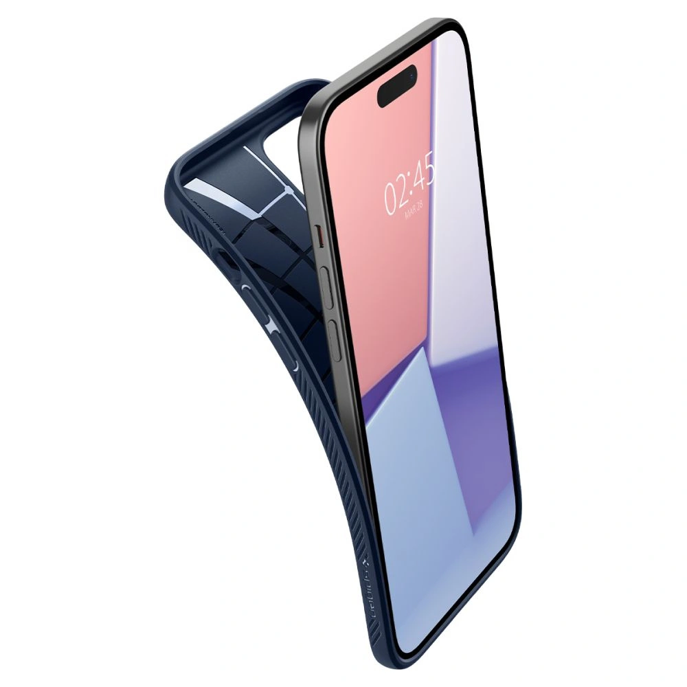 Etui Spigen Liquid Air Apple iPhone 15 Navy Blue