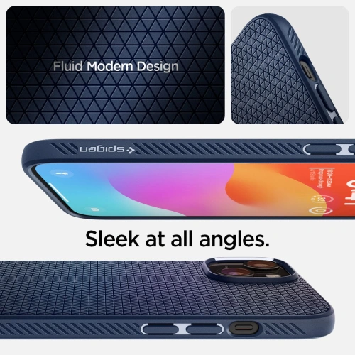 Kup Spigen Apple Carcasă Liquid Air iPhone 15 Navy Blue - SPN3055 - {ean13} - Sklep Home Screen