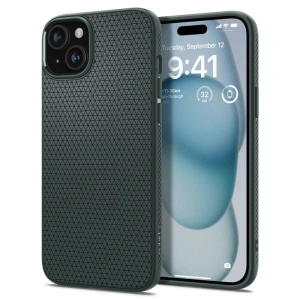 Etui Spigen Liquid Air Apple iPhone 15 Abyss Green