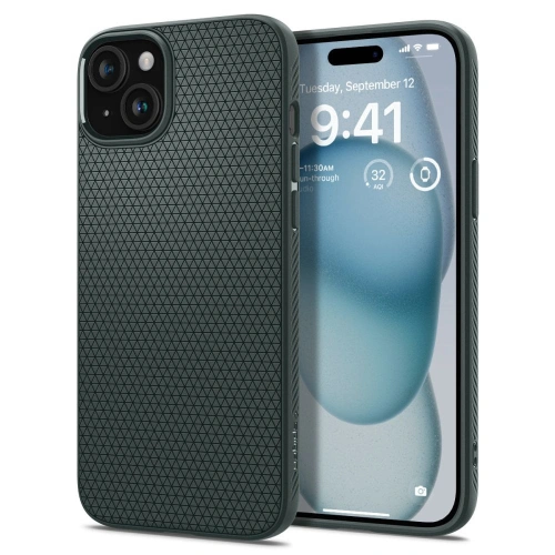 Kup Case Spigen Liquid Air Apple iPhone 15 Abyssgrün - SPN3056 - {ean13} - Sklep Home Screen