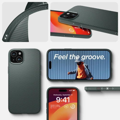 Kup Case Spigen Liquid Air Apple iPhone 15 Abyssgrün - SPN3056 - {ean13} - Sklep Home Screen