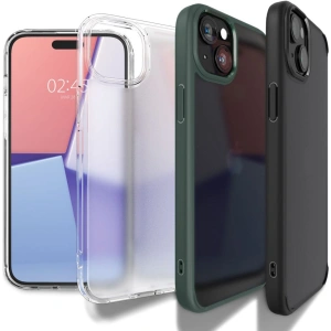 Etui Spigen Ultra Hybrid Apple iPhone 15 Frost Black