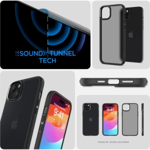 Etui Spigen Ultra Hybrid Apple iPhone 15 Frost Black
