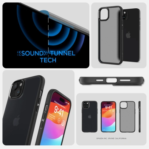 Kup Case Spigen Ultra Hybrid Apple iPhone 15 Frost Schwarz - SPN3059 - {ean13} - Sklep Home Screen