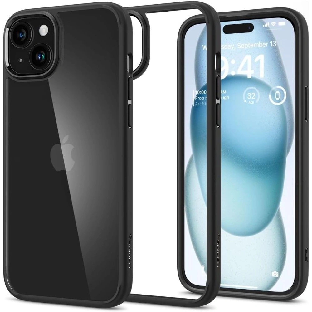 Etui Spigen Ultra Hybrid Apple iPhone 15 Matte Black