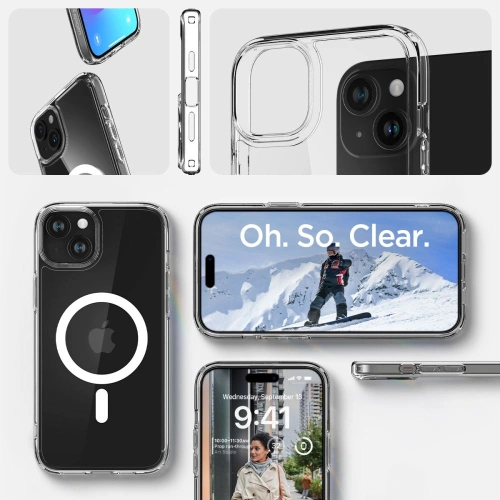 Kup Etui Spigen Ultra Hybrid Mag MagSafe Apple iPhone 15 White - SPN3061 - {ean13} - Sklep Home Screen